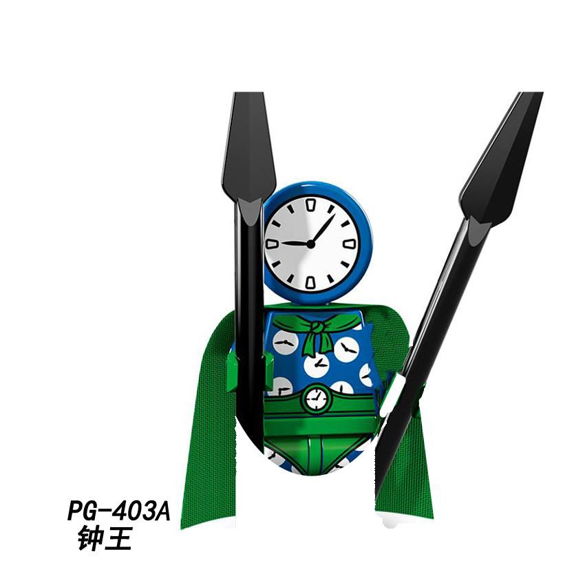 PG8141 Anime Cartoon Doll Building Blocks Kawaii Banana Man Shark Educational Toys Children's Home Gift Constructor Adventure