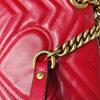 [Pre-Owned] Gucci GG Marmont Matelassé Mini Bag 'Red' - Very Good #SFGN0V