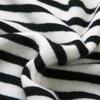 Komong Boka Women's Striped Round Neck Cashmere Pullover Sweater