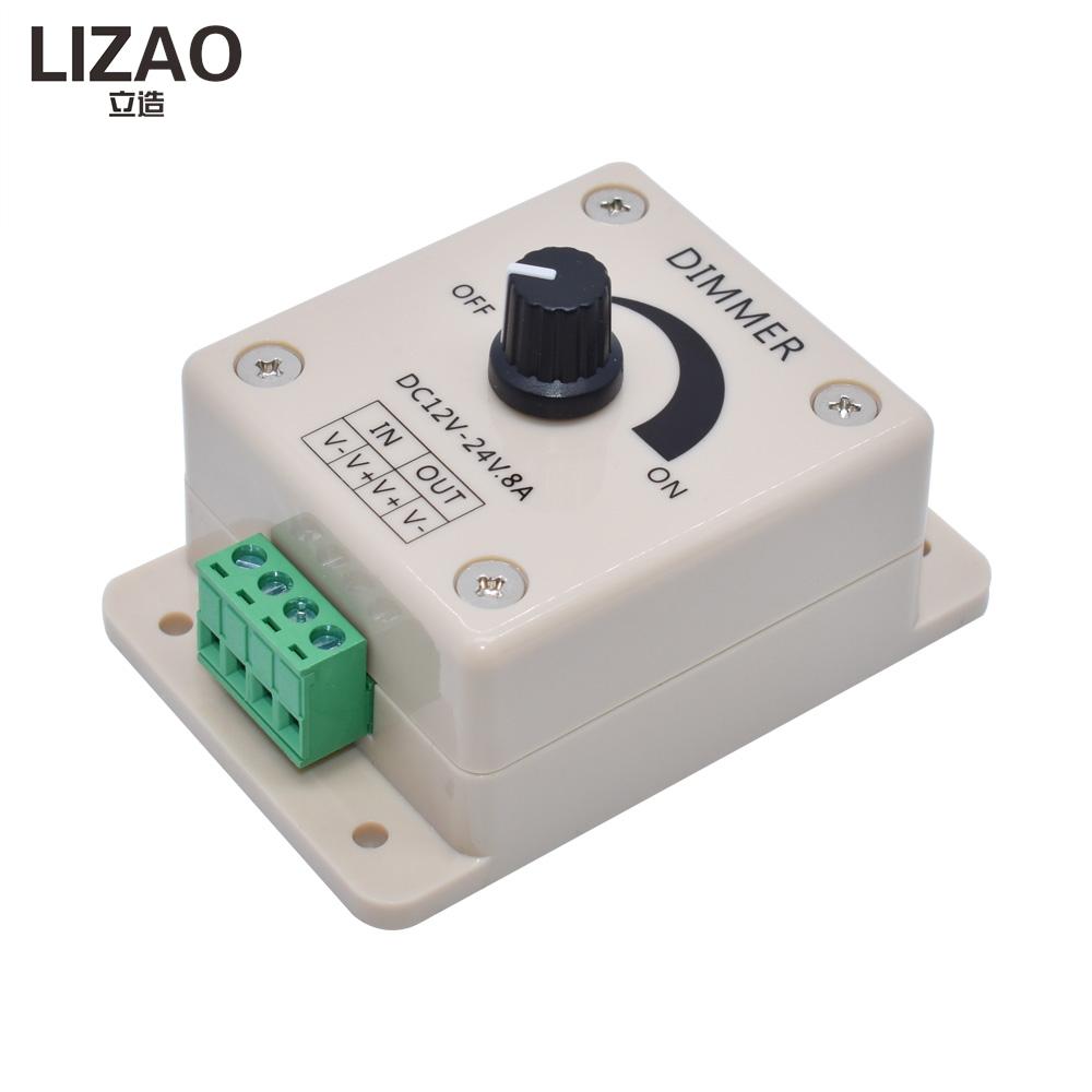 

LIZAO DC-DC 8A Adjustable Voltage Stabilizer Module 12V Motor Speed Controller LED Dimmer Power Supply Board for DIY Voltage Regulator