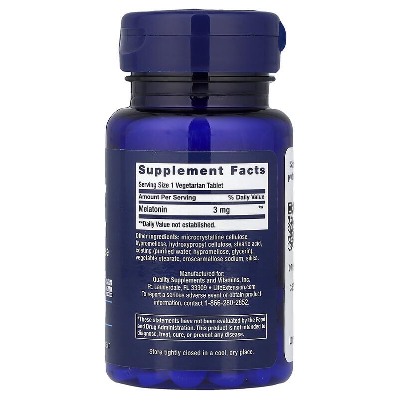 Melatonin, 6 Hour Timed Release, 3 Mg, 60 Vegetarian Tablets