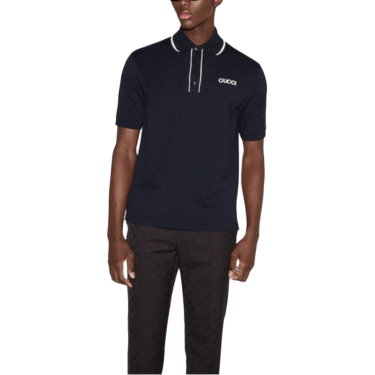 GUCCI Logo Embroidered Polo Shirt 806250-XJG3G-4003