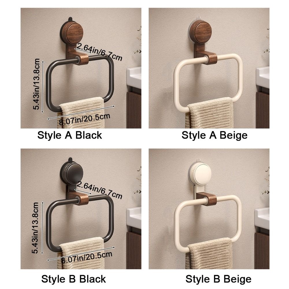 No Drilling Suction Cup Towel Rack Medieval Style Towel Hanging Rack Kitchen