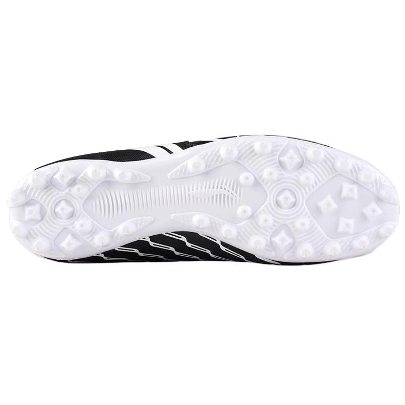 Li Ning Brocade MG Multi Ground Artificial Turf Synthetic Leather Cushioning, Wear Resistant Soccer Shoes Men's Black YSFU005-11