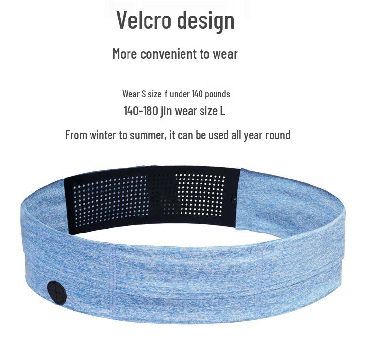 Adjustable Elastic Waist Pack with Water Bottle Holder and Phone Pocket