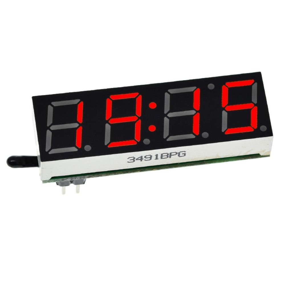 3-in-1 LED RX8025T Digitaluhr DC 5-30V Voltmeter Modul Modul DIY Thermometer DIY Projekte