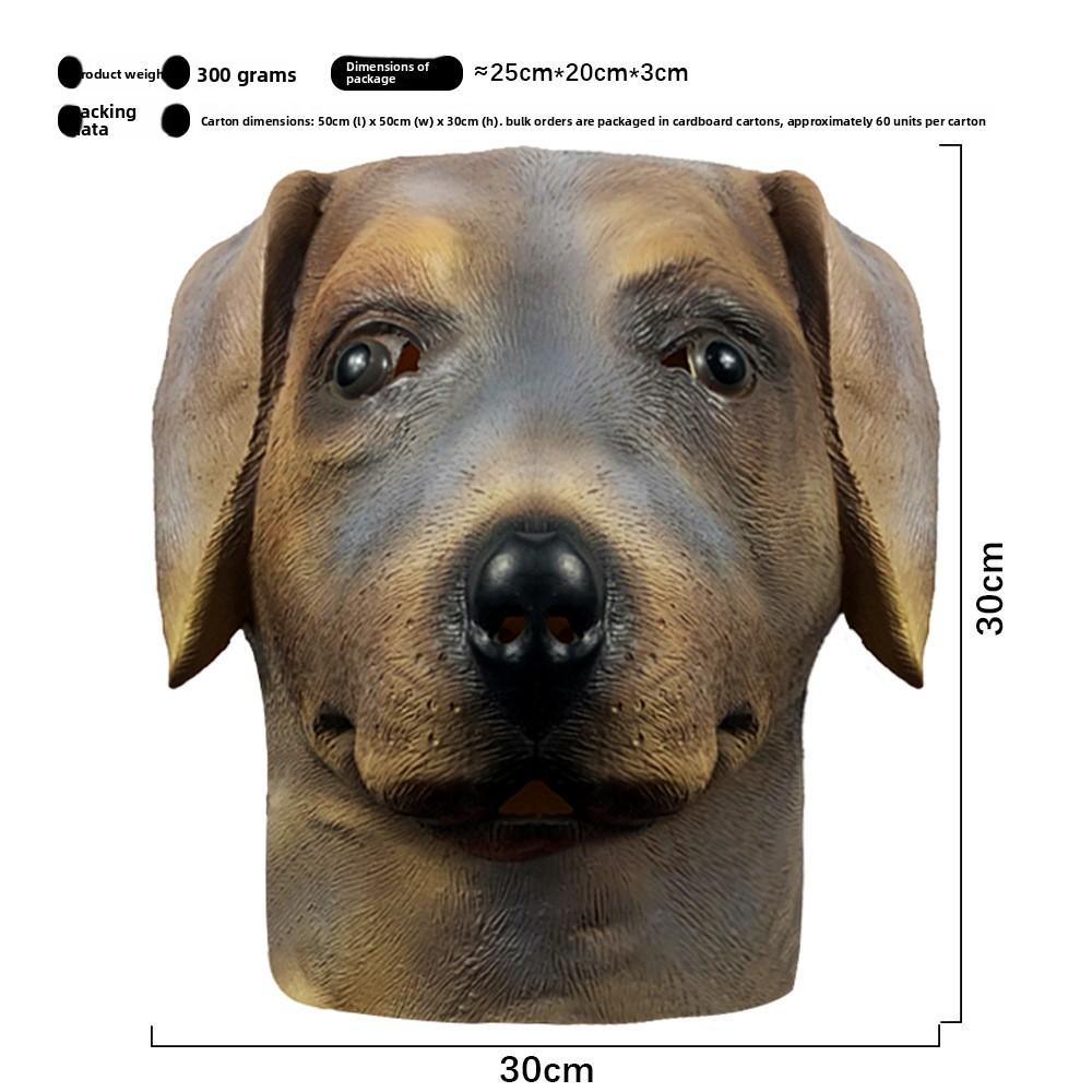 Animal Series Latex Animal Mask For Cosplay And Halloween Party Fun