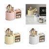 Large Capacity Rotating Pen Holder Desktop Drawer Makeup Organizer Stationery Box Case School Office Desk Storage Shelf