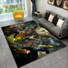 3D HD StarCraft Game Gamer PC Area Rug,Carpet Rug for Home Living Room Bedroom Sofa Doormat Decor,kids Play Non-slip Floor Mat
