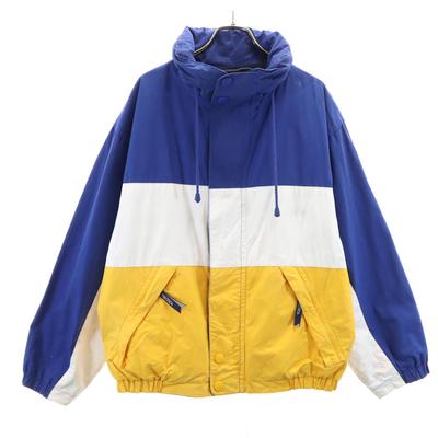 Jachetă veche reversibilă anii '90 S Sistem bleumarin Bărbați Folosită