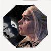 Game of Thrones Fashionable Automatic Opening/Closing Folding Umbrella. Portable and Foldable, Ideal for Gift, Travel, and Daily Use.