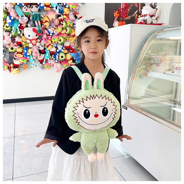 New Japanese Plush Two-dimensional Pain Bag Cute Pull Cloth Large Appetite Plush Pain Bag Shoulder Bag CLE