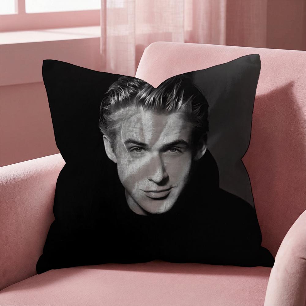 

Singer R-Ryan Gosling Cushion Cover Multi-Scene Pillow Cover for Home & Car - Reversible, Soft & Durable for Daily Use 45cmx45cm