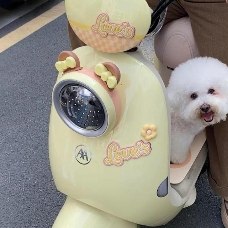Electric Vehicle Stickers Motorcycle Helmet Decorative Stickers Cat Ear And Bear Ear Accessories Cute Accessories