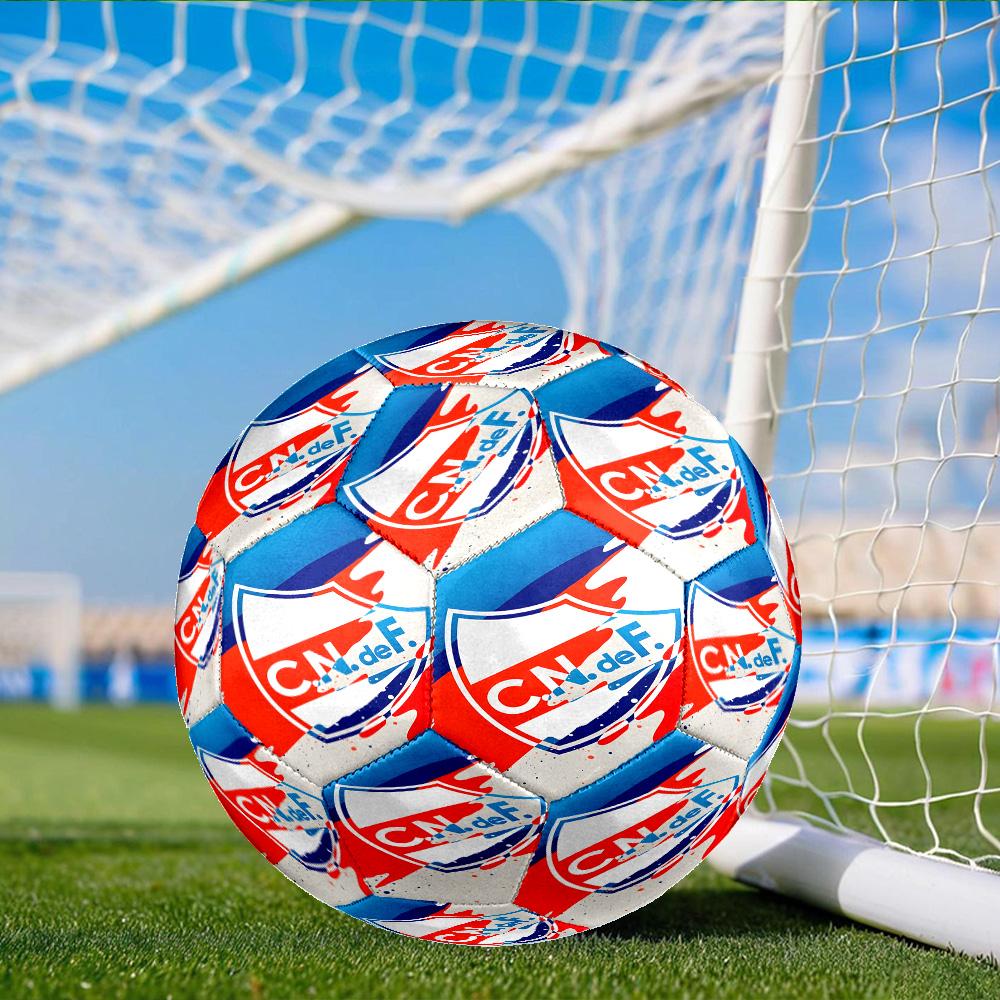 Montevideo Crest Design Size 5 Soccer Balls, Anti-Slip, Protective Football, Outdoor Sport, Practice Games, Birthdays Gift Suitable for fan
