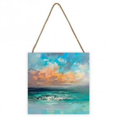 Hebridean Waters Wooden Plaque