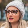 Women's eyewear: trendy cat-eye glasses