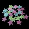 100x Wall Stickers Stars Luminous The Dark Plastic .8cm