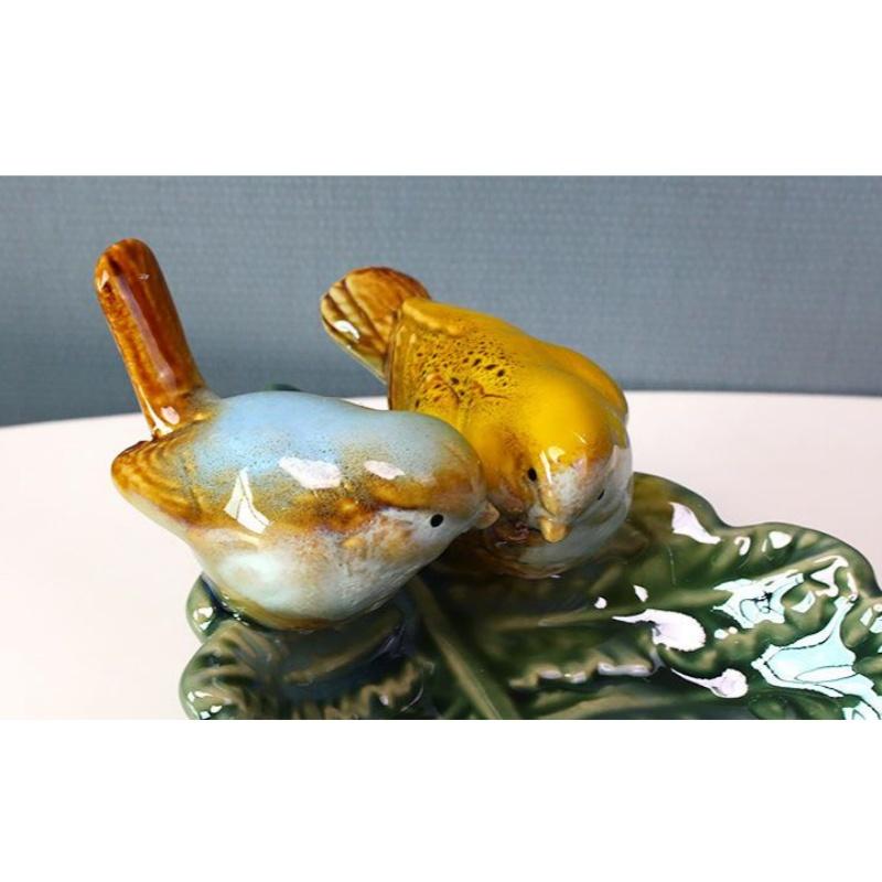 Ceramic Storage Tray Handmade Ceramic Plate Little Bird Desktop Storage Container Snack Plate Soap Box Home Decoration