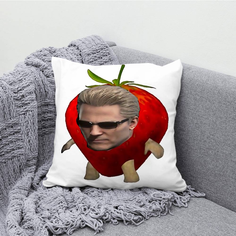 A-Albert W-Wesker Pillow Case Print Polyester Fiber 40X40 cm Home Sofa Throw Cushion Cover Decoration