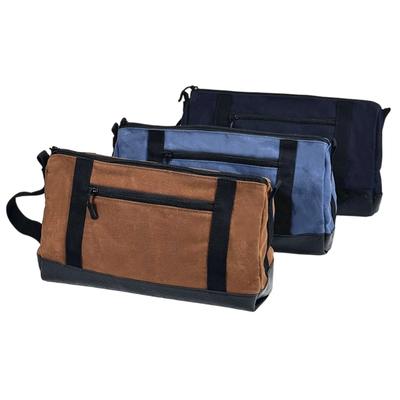 Geräumige Werkzeug-Organizer-Tasche Gewachste Leinwand Reißverschlusstasche Verstärkter Boden Ideal für die Aufbewahrung kleiner Werkzeuge