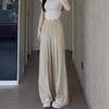 Women's High Waist Casual Wide-Leg Cotton Linen Pants - 9 Colors, Lightweight, Summer Style