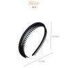 Simple Style Solid Tooth Headbands Washface Headbands  Hair Accessories Tool Unisex