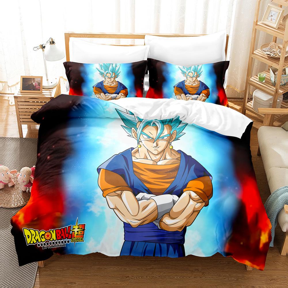 Animation Three-Piece Set, Dragon Ball Animation 3D Digital Printing Three-Piece Set