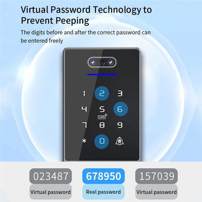 B03B-Ttlock Gesichtserkennung Zugangskontrolle Tastatur Standalone Wasserdichter Fingerabdruck-Zugangskontroller Für Türschloss