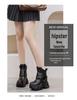 Women's 2025 Winter Ankle Boots: Warm Fleece-Lined Platform with 10CM Height Boost