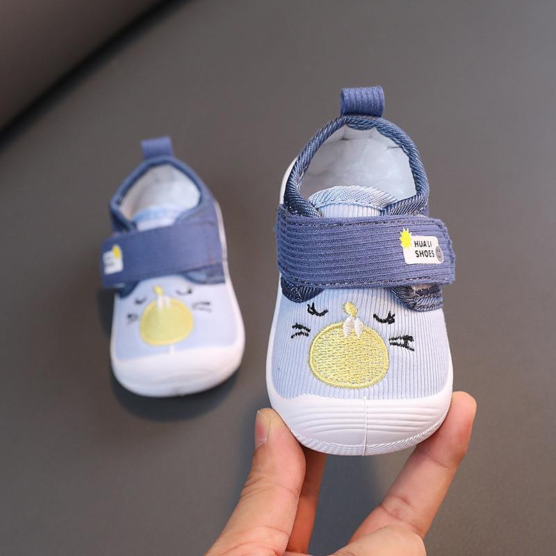 Baby Toddler Talking Shoes With Cartoon Embroidery Design For Early Walkers And Toddler Boys And Girls 16cm