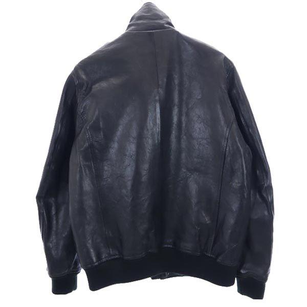 AVIREX Sheepskin leather jacket M Black series Sheepskin Men's Used