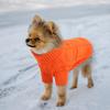 Dog High Collar Knit Sweater for Autumn/Winter 2025 - Solid Color Pet Clothing