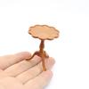 1:12 Scale Dollhouse Miniature Retro Round Table Furniture Model Creative Decor for Kids Dollhouse Play Toy