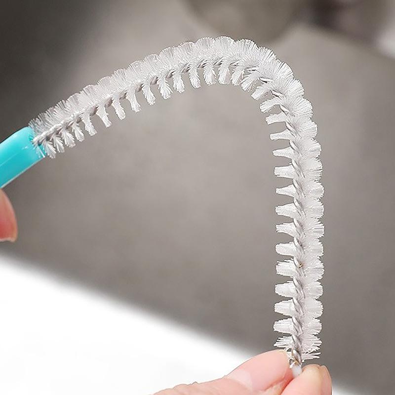 Kitchen Cleaning Brushes Nylon Wire Bottle Straw Brush Household Cleaning Brush Cup Tube Bottle Straw Washing Cleaner Brush Tool