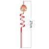 Spiral Christmas Plastic Straw Food Grade Christmas Party Decor Christmas Cartoon Straw  Children