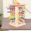 Wooden Stick Pull Balance Game Educational Kids Montessori Desktop Interactive Toy With Balls