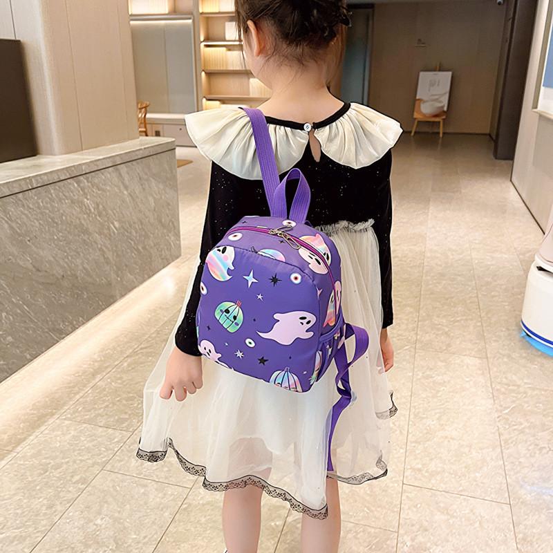 Girl Boy Kids Backpack With Cartoon Design And Lightweight Oxford Fabric For School And Play