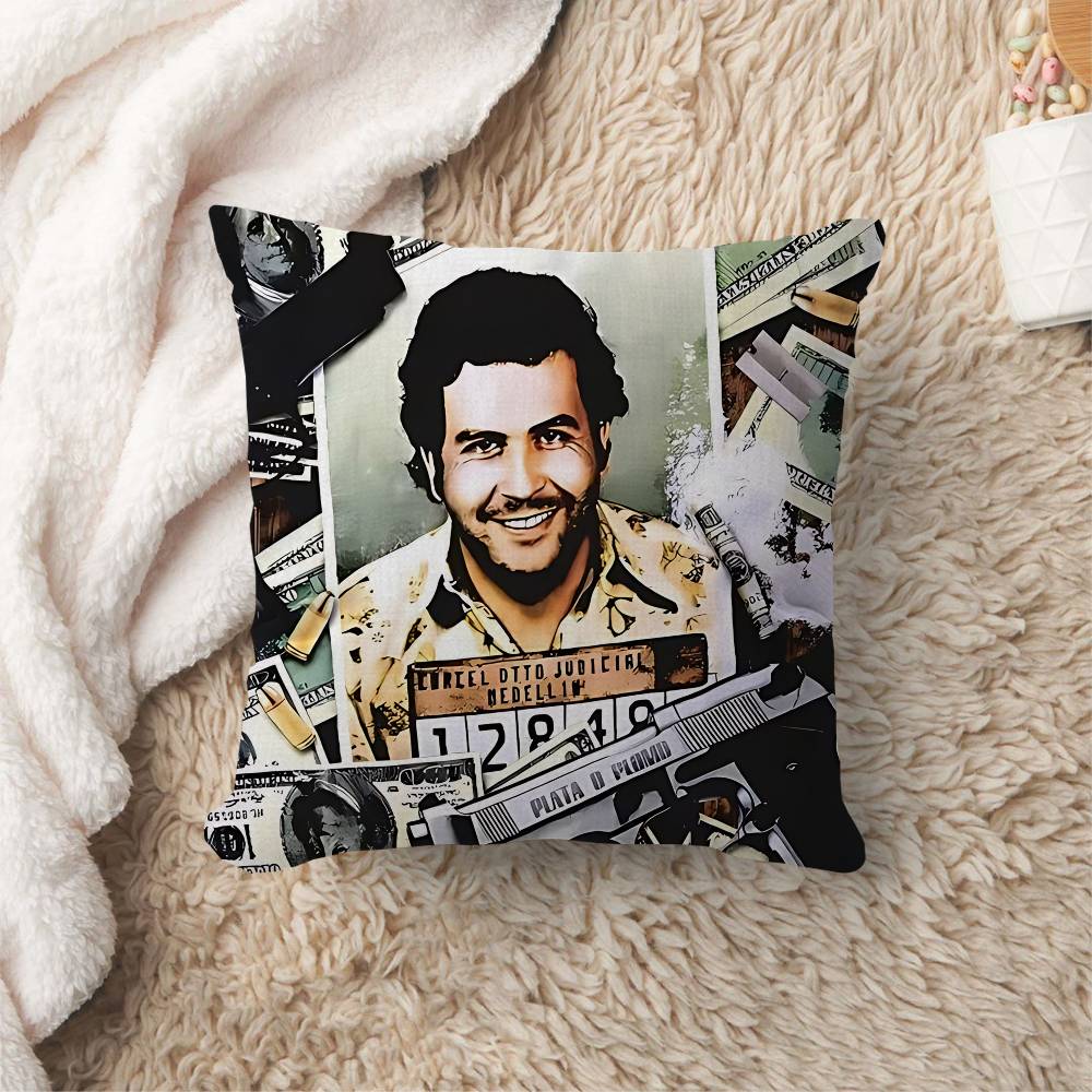 TV Series NNarcos Decorative Room Aesthetics Pillow Case Home Decor Bedroom Sofa Bed Couch Pillow Cover x