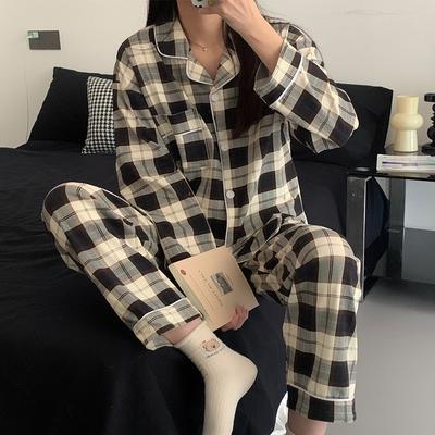 Damen-Pyjama-Set Pyjama 2-teiliges Set luftig weich lässig bedruckter Pyjama