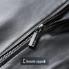 Men's Genuine Sheepskin Baseball Collar Leather Jacket