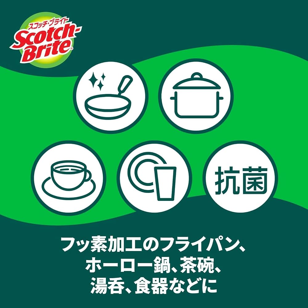3M Scotch-Brite Non-Scratch Cleansing Hybrid Kitchen Sponge Orange 6 Pcs