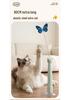 Automatic Rotating Butterfly Cat Teaser Toy for Self-Entertainment