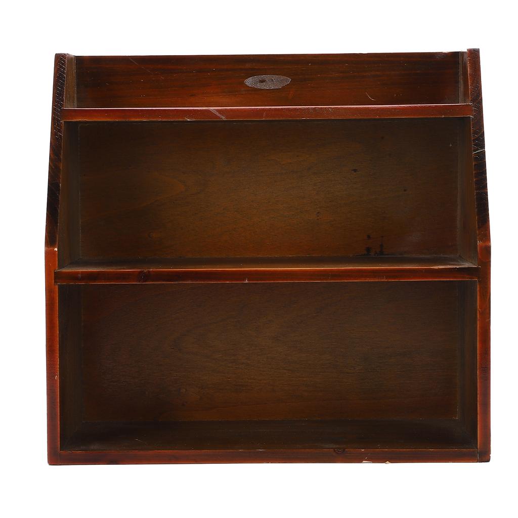 Wooden Wall Mounted Display Shelf Rack 3 Tier Vintage Display Shelf for Tea Set Cup Trinket Collectibles Succulents