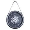Rotating Circular Gear Art Wall Clock New Retro High-end Clock Antique Style Living Room Decoration Wall Clock