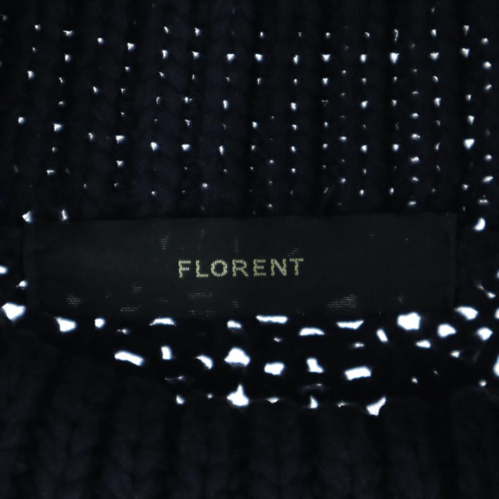 FLORENT made in Japan turtleneck Knit vest Navy Women Used