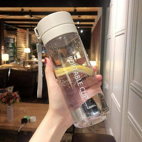 Large Capacity, Durable Sports Water Bottle for Students - Korean Style