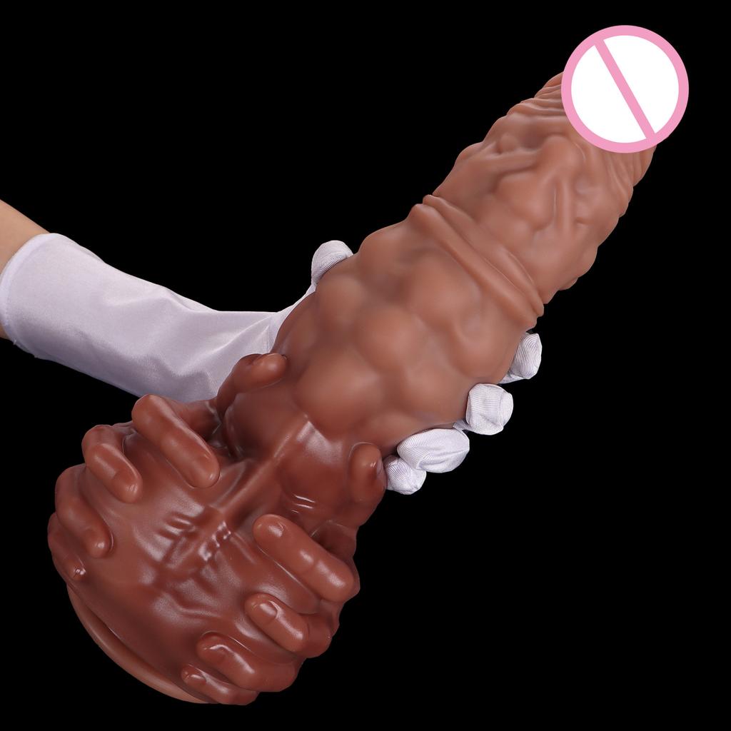 Handgehaltener Dildo Weibliche Masturbation Muskelgefühl Simulation Penis Erwachsenen Sexprodukt
