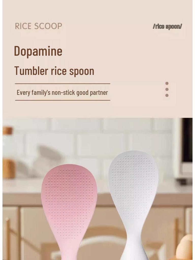 Stehender Antihaft-Silikon-Reislöffel – Leicht zu reinigendes & Topf-freundliches Küchenutensil