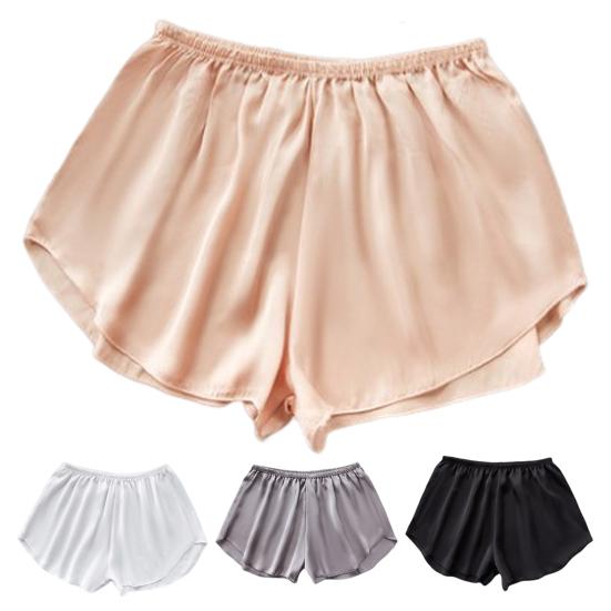 Ledově hedvábné bezešvé dámské letní barva Volné tenké šortky Pevné bezpečnostní spodní prádlo Bezpečnostní šortky vhodné pro každodenní nošení